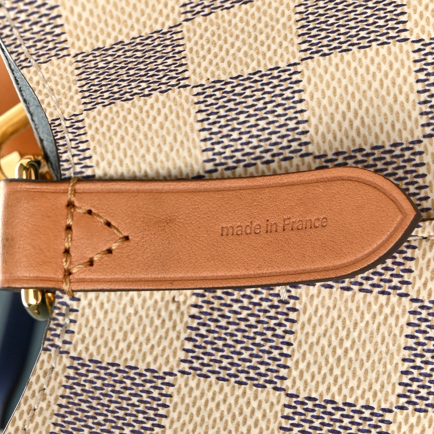 Louis Vuitton Damier Azur Braided Neonoe MM Blue 6 of 11