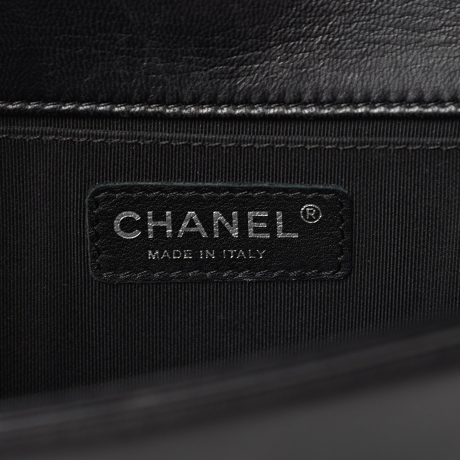 Chanel Lambskin Quilted Medium Boy Flap Black 5 of 15
