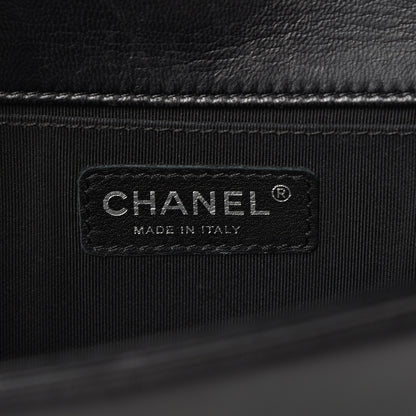 Chanel Lambskin Quilted Medium Boy Flap Black 5 of 15