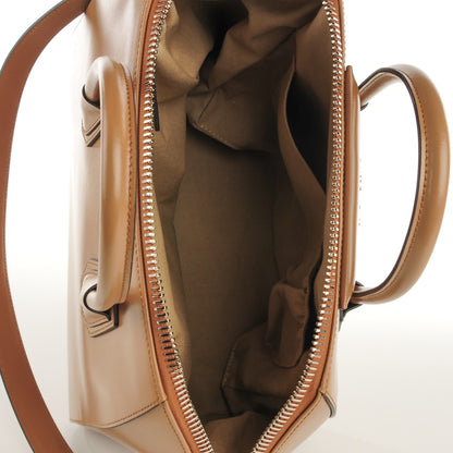 Givenchy Shiny Lord Calfskin Medium Antigona Dark Beige 5 of 9