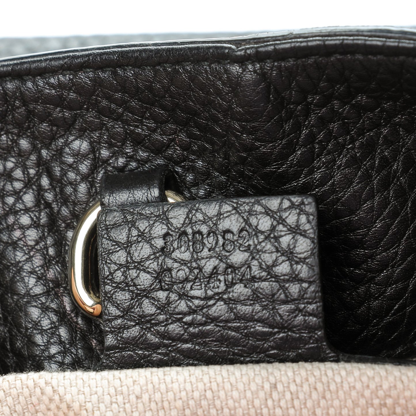 Pebbled Calfskin Medium Soho Chain Shoulder Bag Black