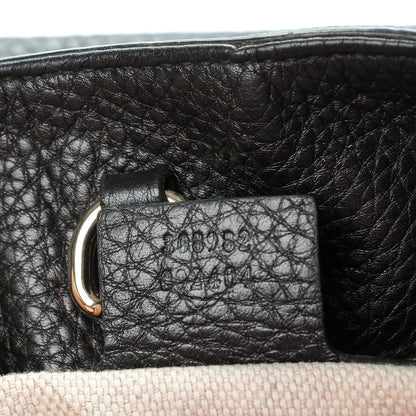 Gucci Pebbled Calfskin Medium Soho Chain Shoulder Bag Black 7 of 8