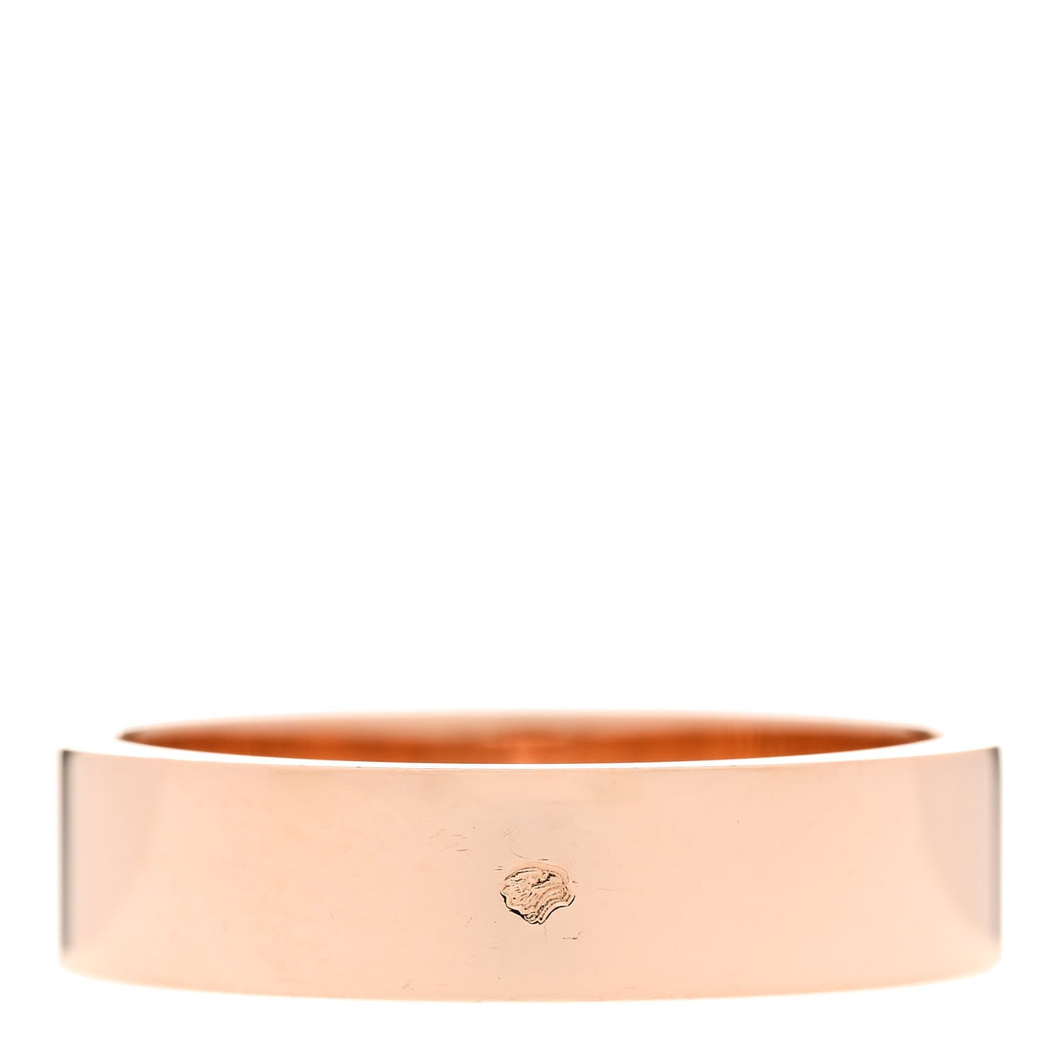 Hermes 18K Rose Gold PM Collier De Chien Ring 56 7.75 3 of 5
