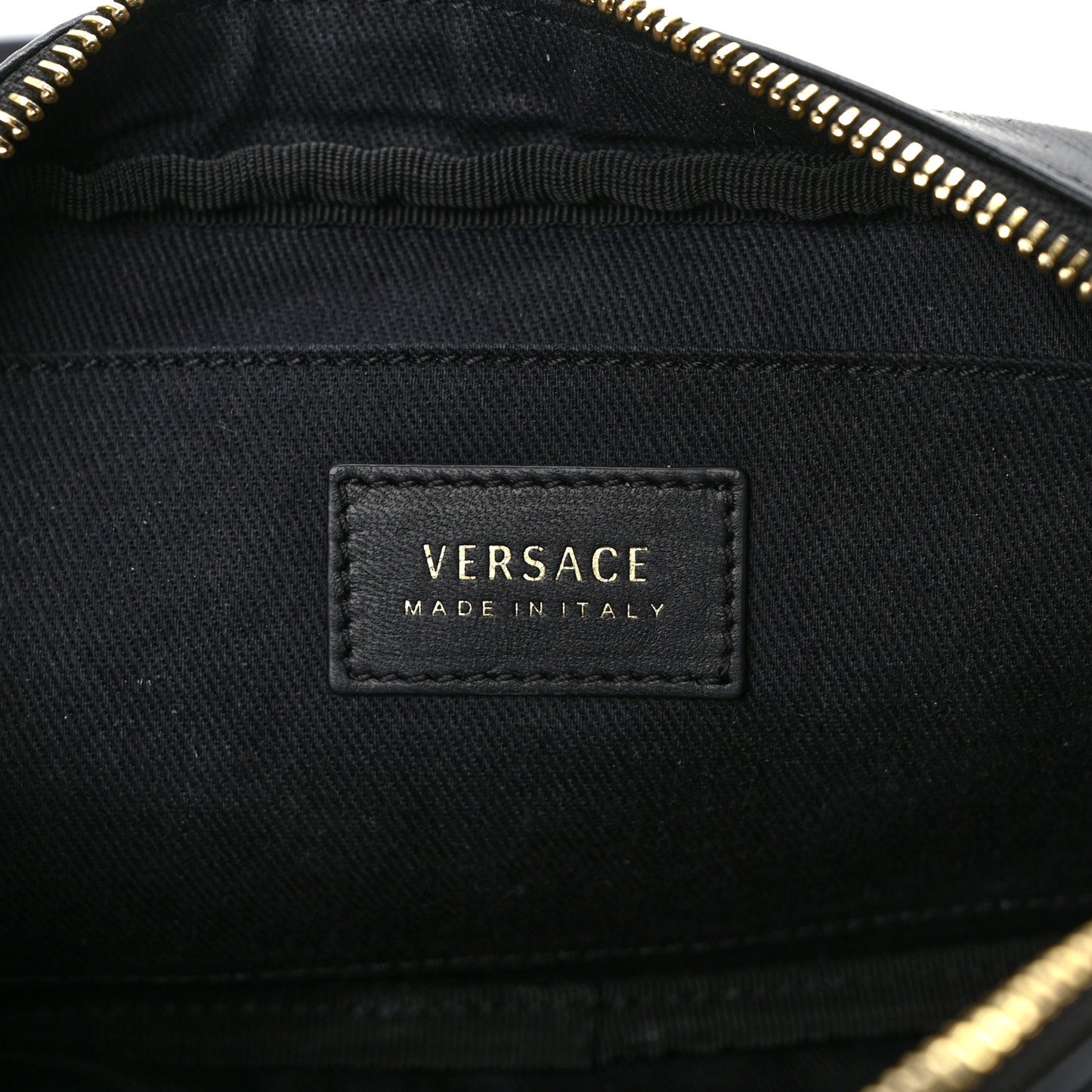 Nappa Barocco Quilted Vanitas Medea Belt Bag Black