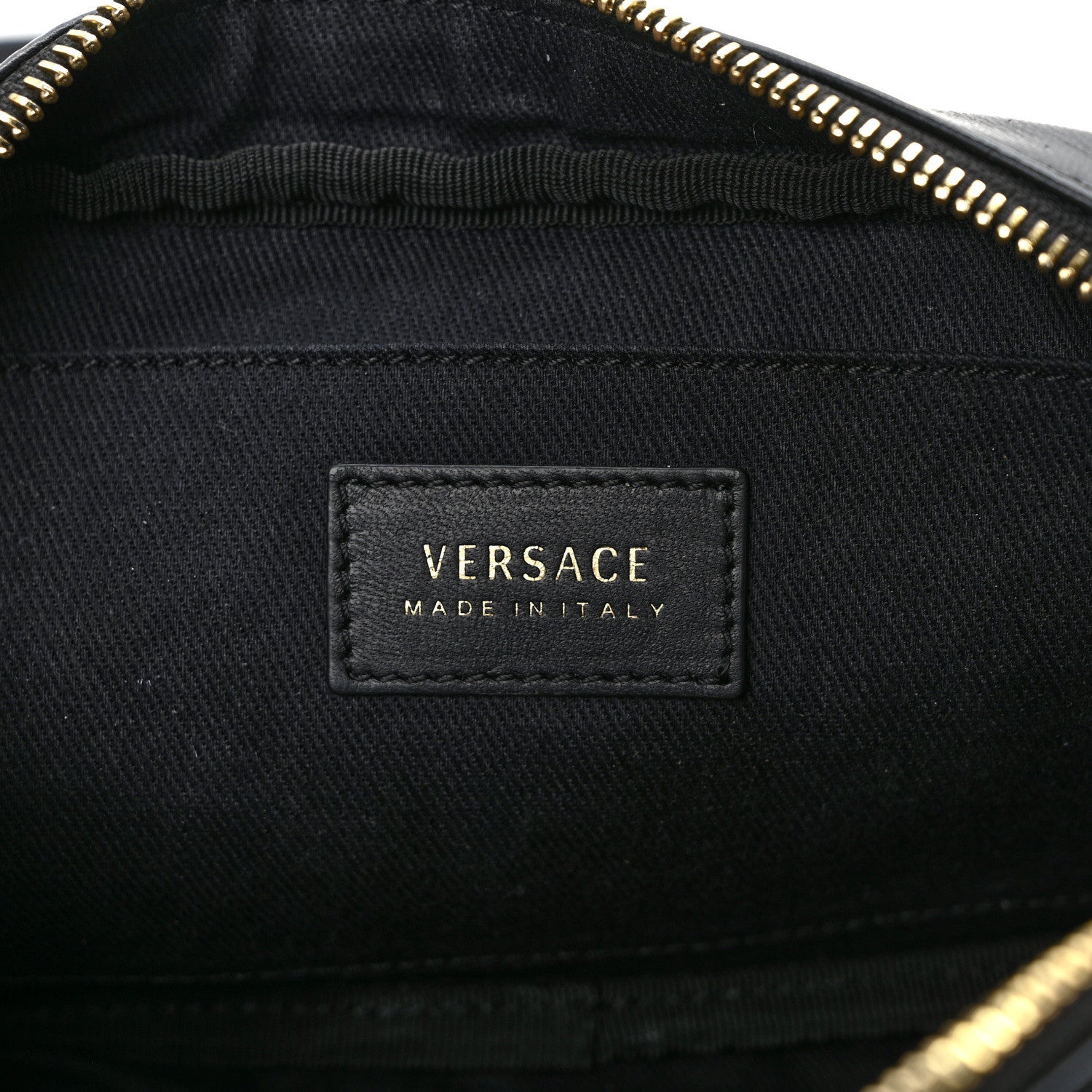 Versace Nappa Barocco Quilted Vanitas Medea Belt Bag Black 6 of 10