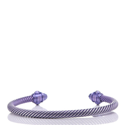 David Yurman Aluminum 5mm Renaissance Bracelet Lavender 3 of 7