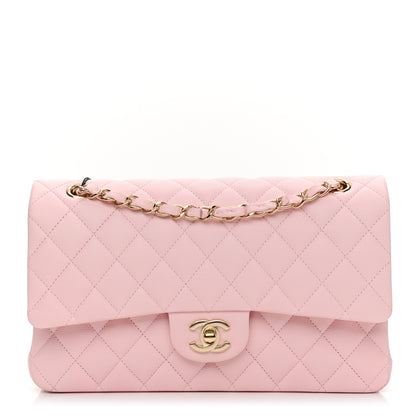 Chanel Caviar Quilted Medium Double Flap Light Pink 1 of 9