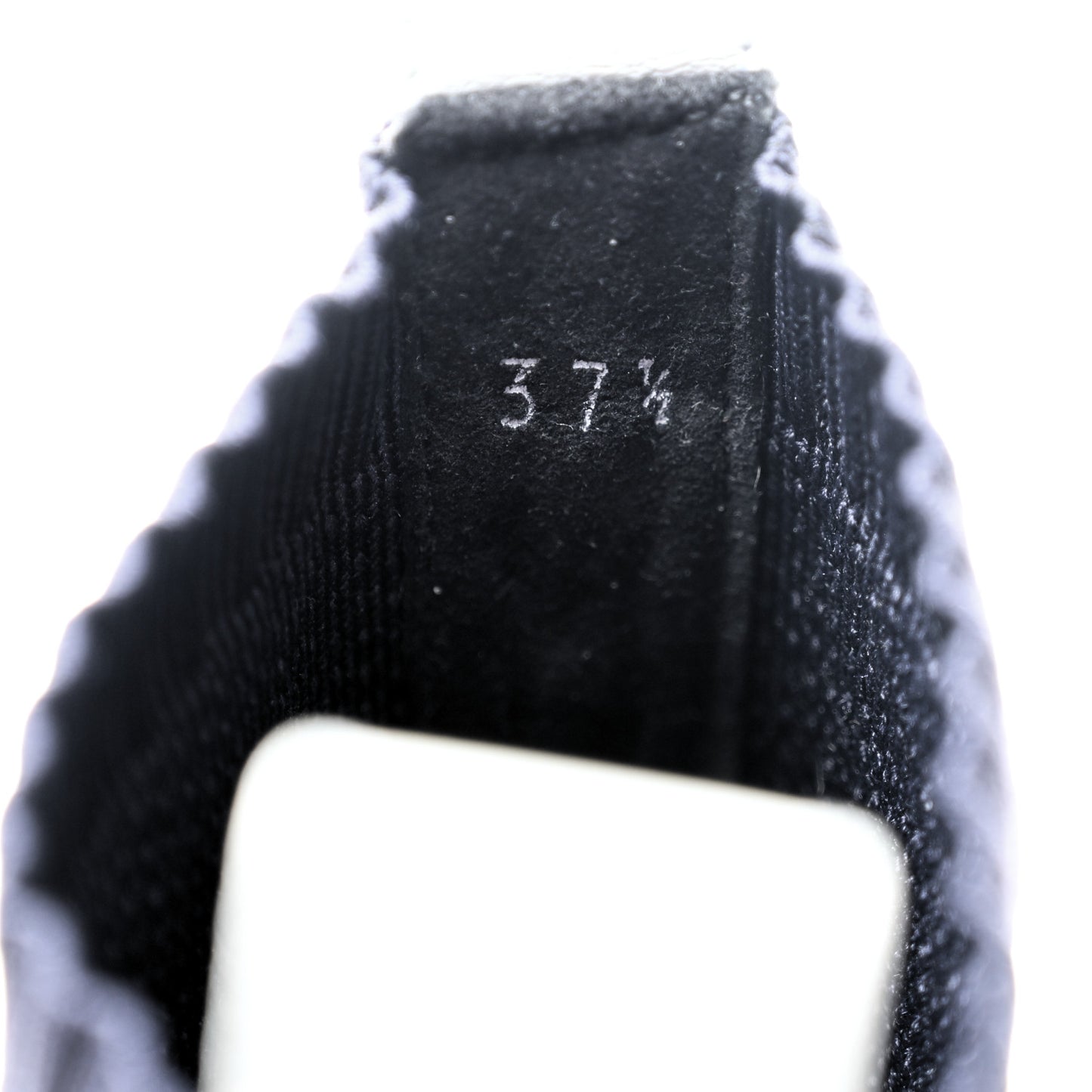 Technical Canvas Goatskin Fun Sneakers 37.5 Marine White