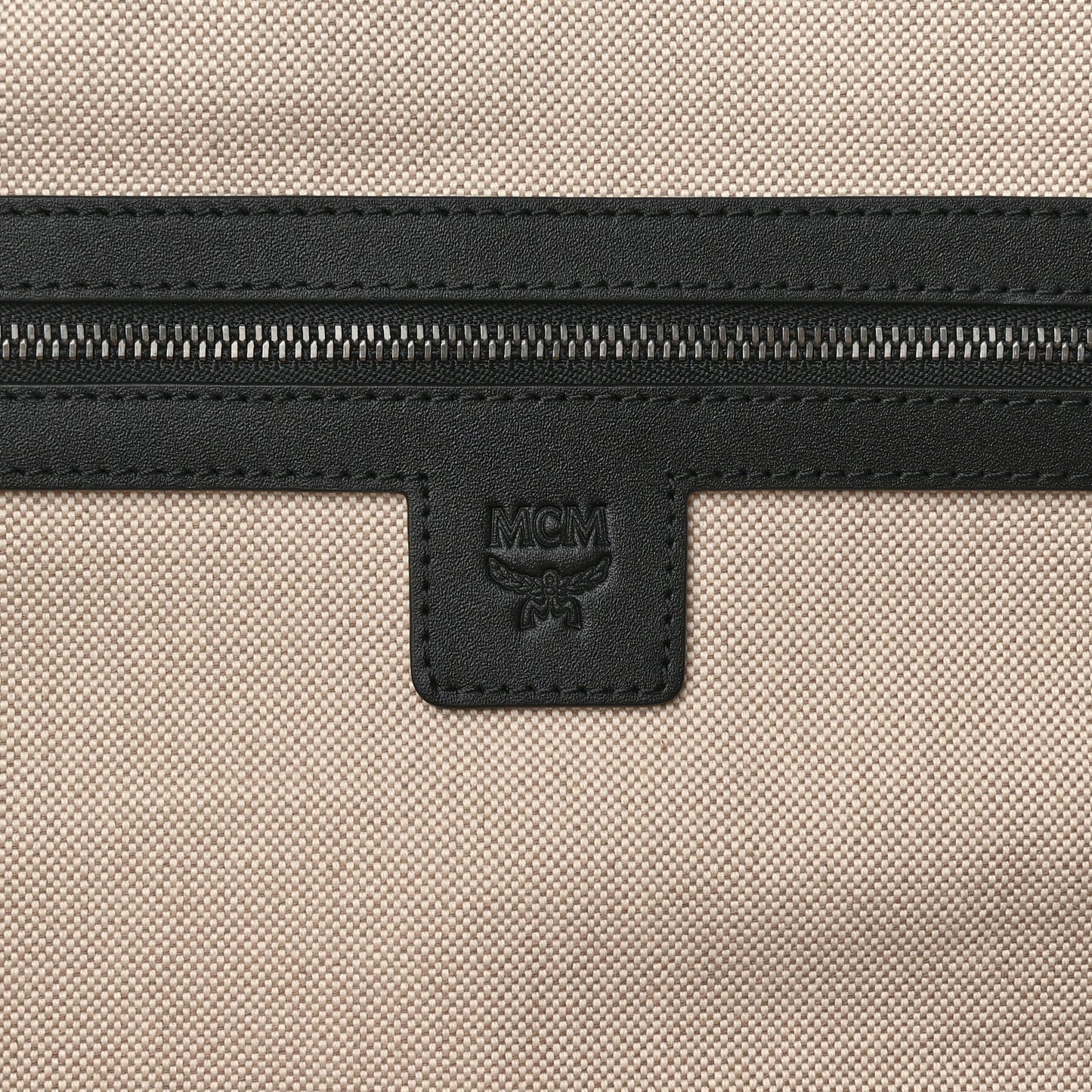 Cubic Monogram Large Traveler Weekender Bag Black White