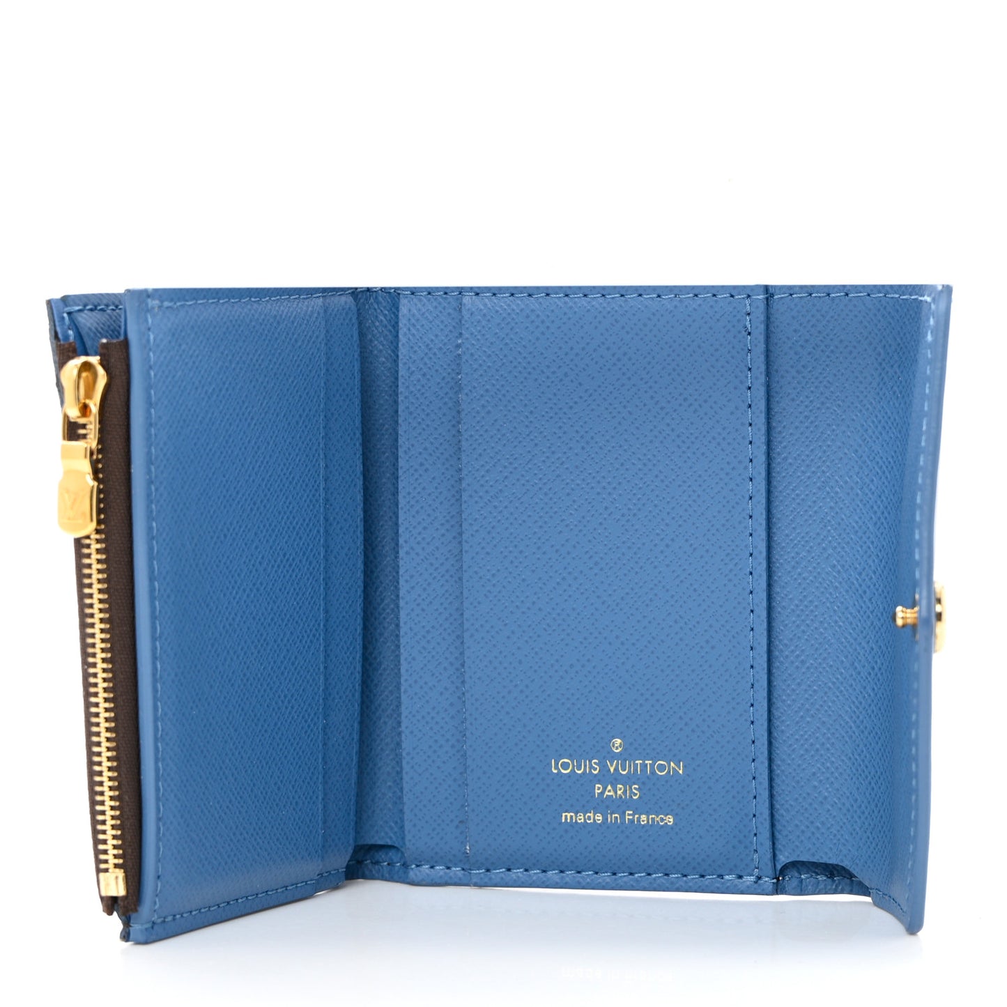 Monogram Zoe Wallet Blue Jean
