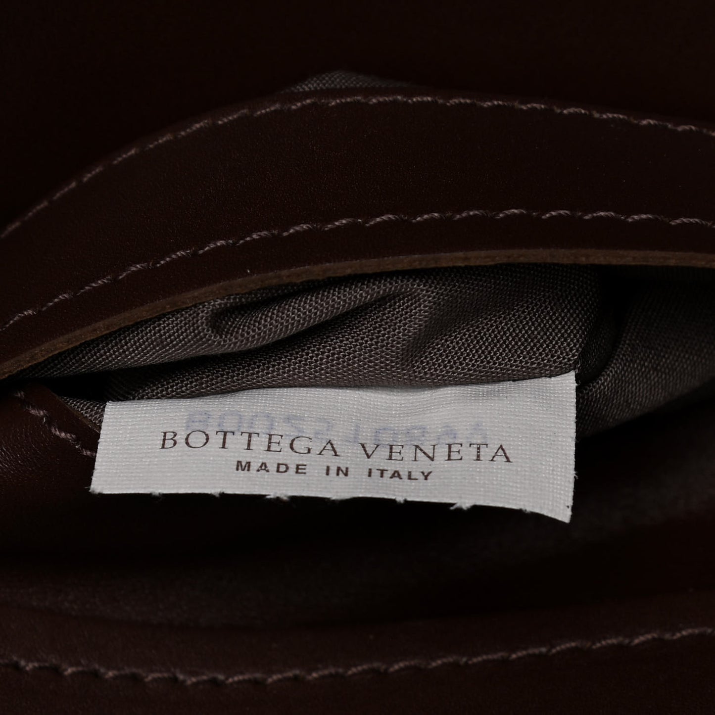 Nappa Intrecciato Messenger Bag Ebano
