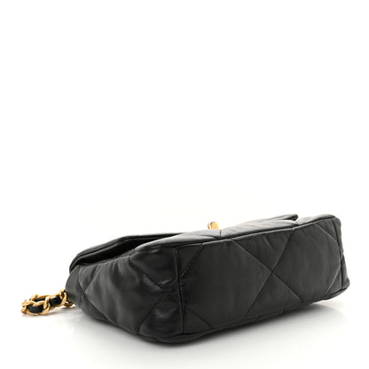 Chanel Goatskin Quilted Medium Chanel 19 Flap Black 4 of 10