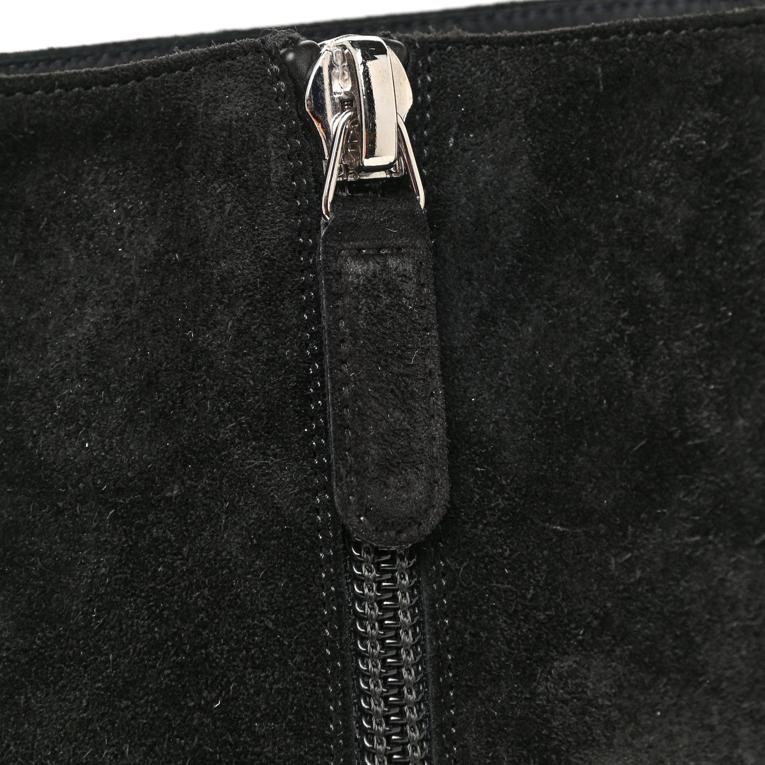 Chanel Suede Grosgrain Pearl Ankle Boots 35.5 Black 23 of 25