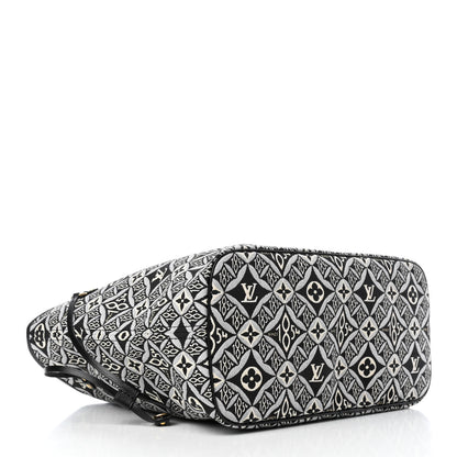 Louis Vuitton Jacquard Since 1854 Neverfull MM Grey 3 of 4