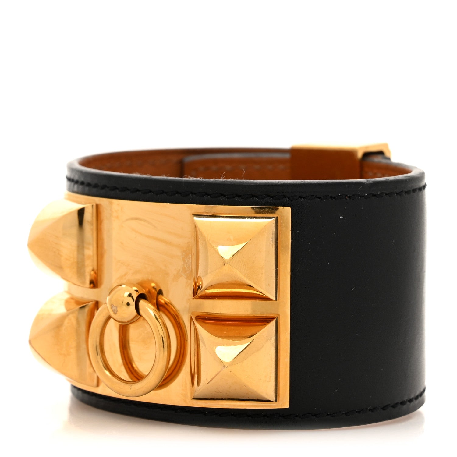 Hermes Box Collier De Chien CDC Bracelet T3 Black 1 of 8