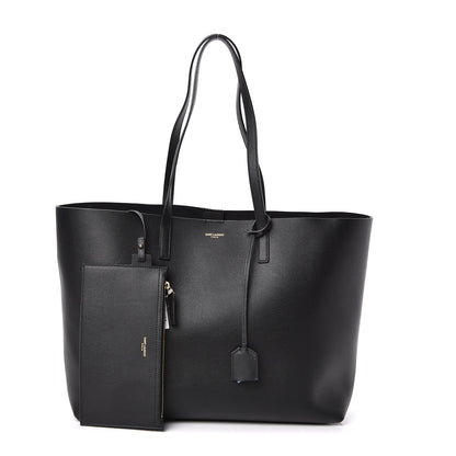 Saint Laurent Calfskin Large Shopping Tote Black 1 of 11