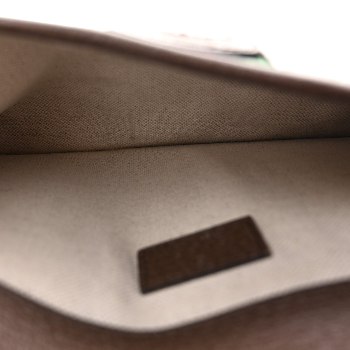 GG Supreme Monogram Web Small Ophidia Belt Bag Brown