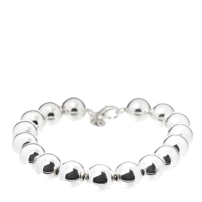 Tiffany Sterling Silver 10mm HardWear Ball Bracelet 1 of 6