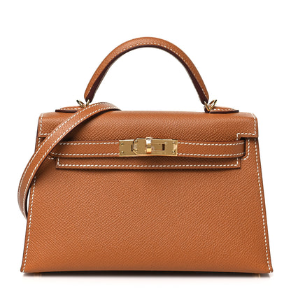 Hermes Epsom Mini Kelly Sellier 20 Gold 1 of 11
