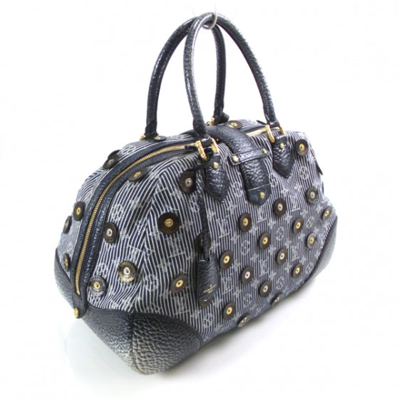 Louis Vuitton Denim Polka Dot Trunks and Bags Bowly 3 of 10