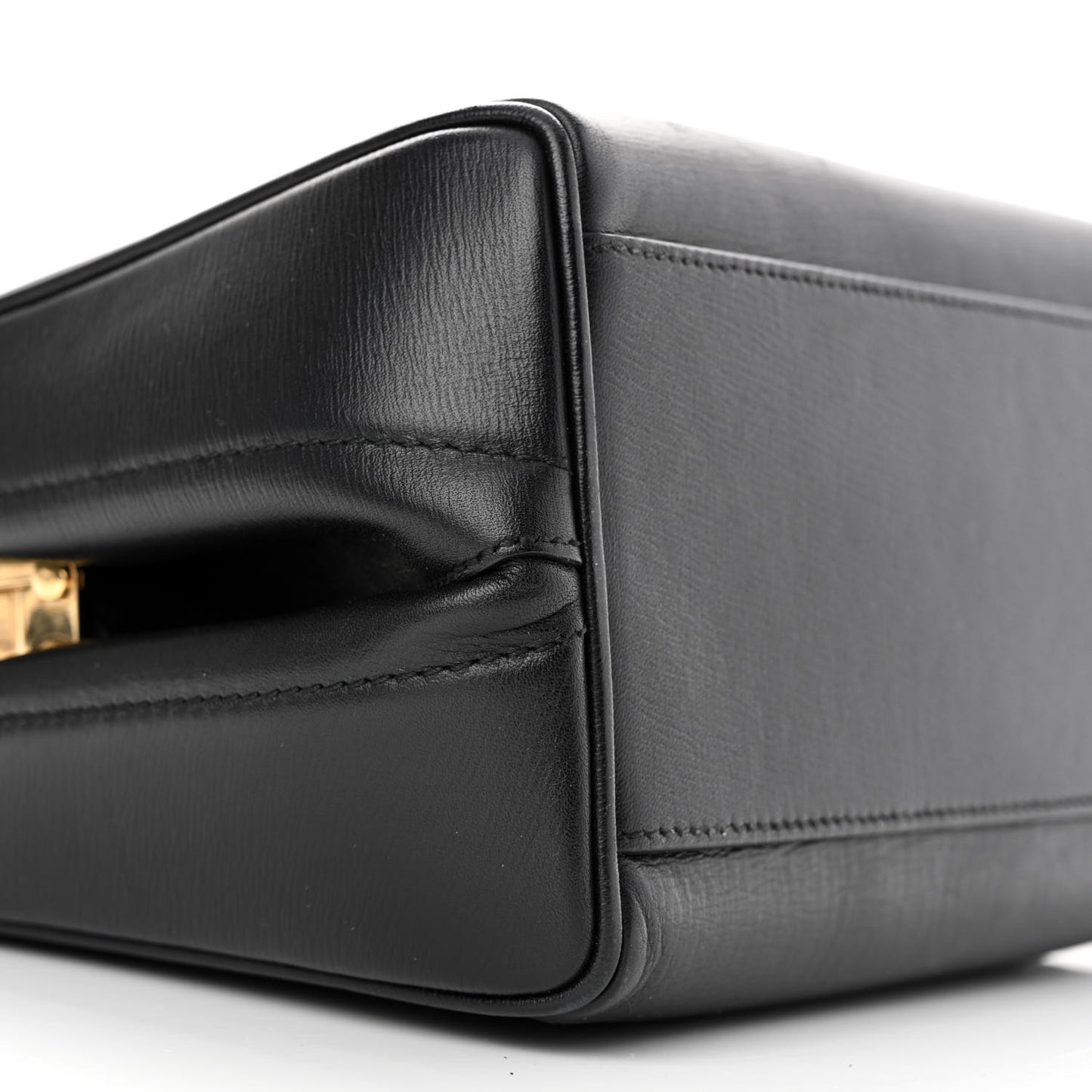 Calfskin Agata Shoulder Bag Black