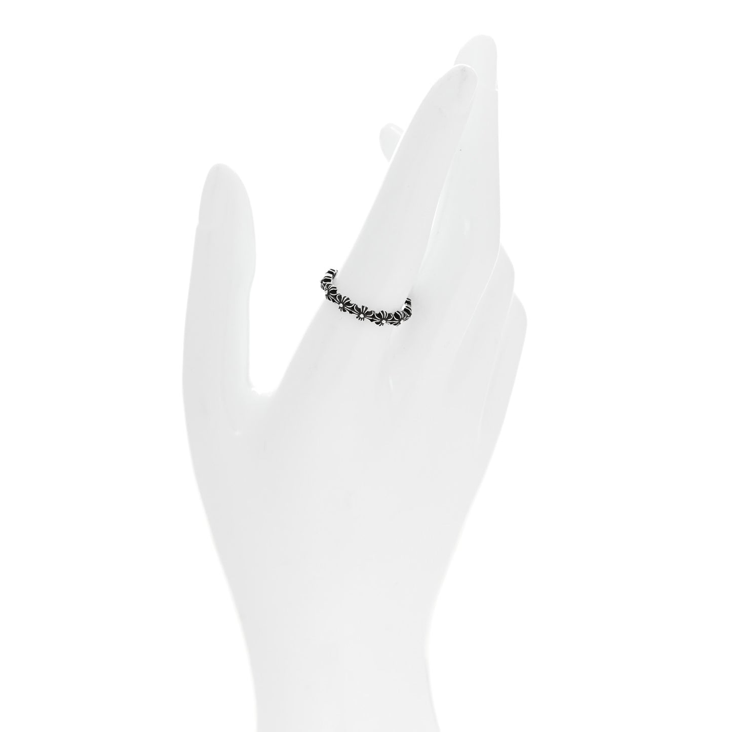 Sterling Silver Tiny Cross Ring 57 8