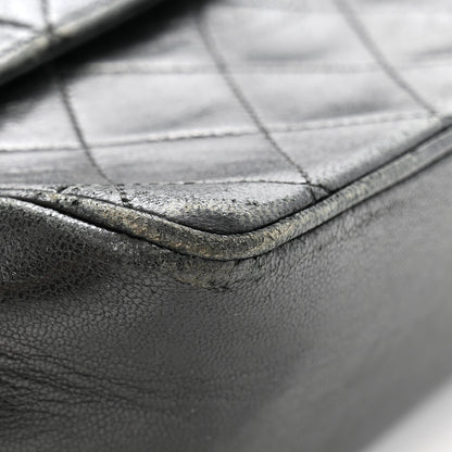 Chanel Lambskin Quilted Medium Double Flap Bijoux Chain Black 12 of 17