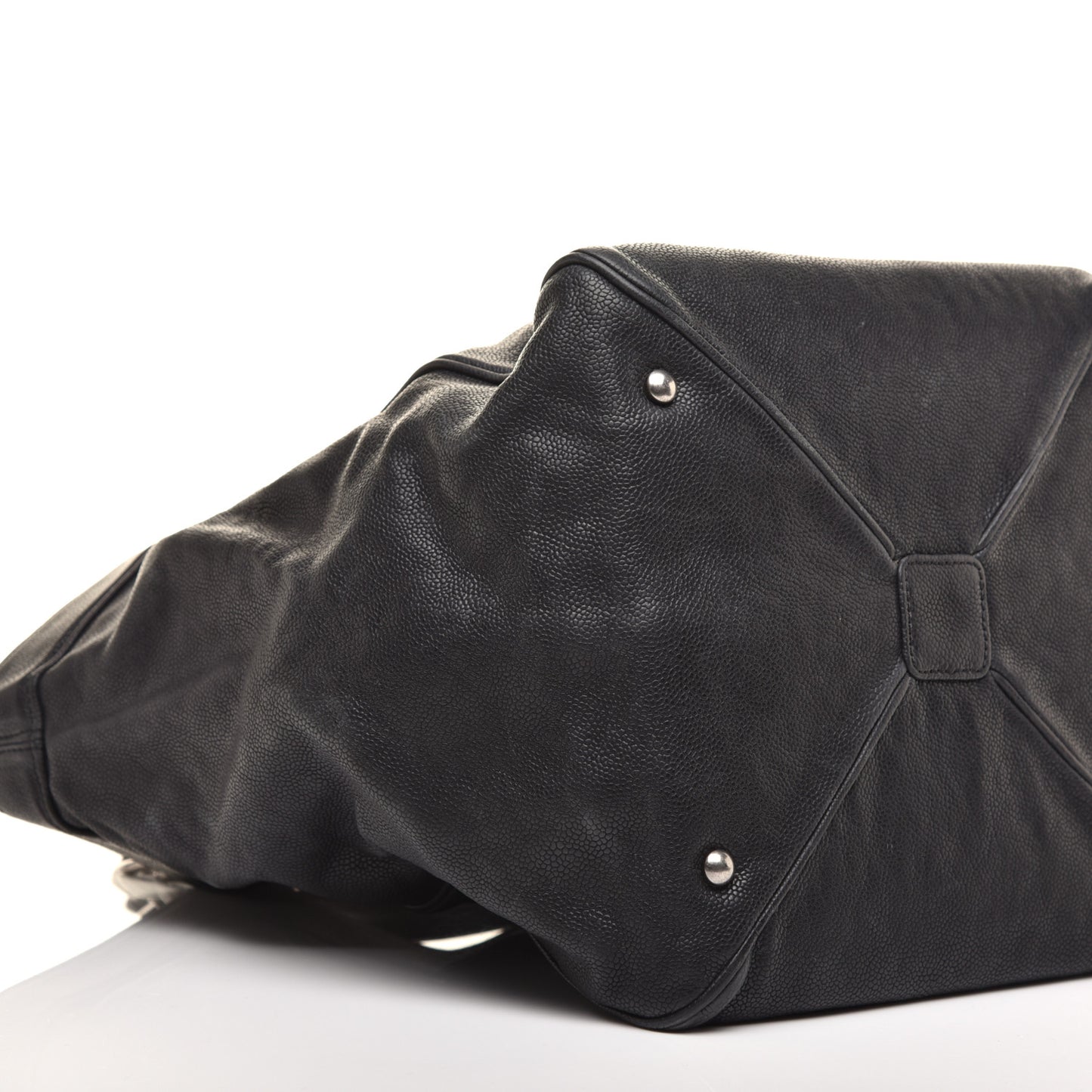 Distressed Caviar Outdoor Ligne Tote Black