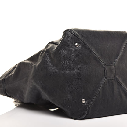 Chanel Distressed Caviar Outdoor Ligne Tote Black 7 of 9