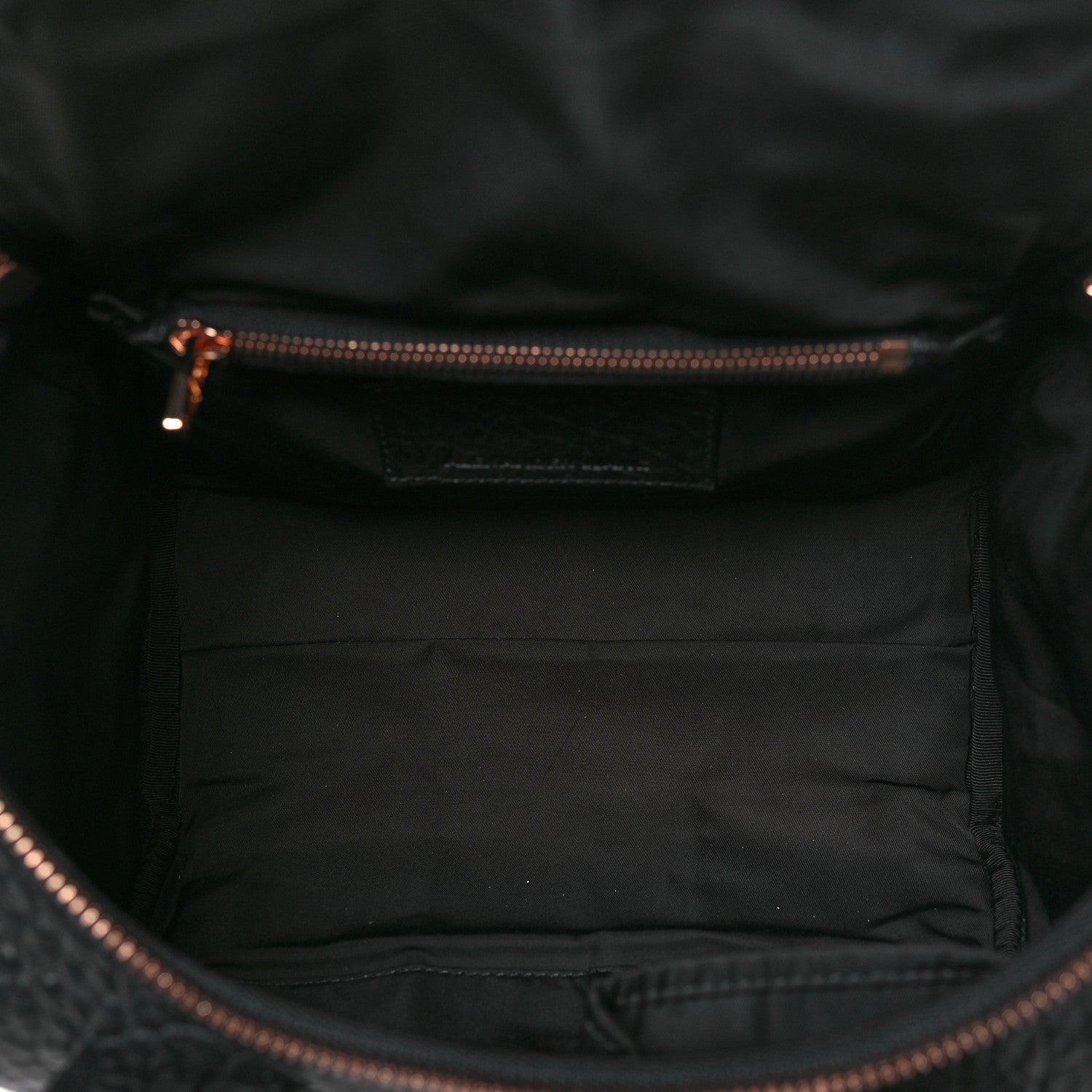Alexander Wang Pebbled Lambskin Rockie Black Rose Gold Hardware 5 of 9