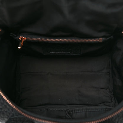 Alexander Wang Pebbled Lambskin Rockie Black Rose Gold Hardware 5 of 9
