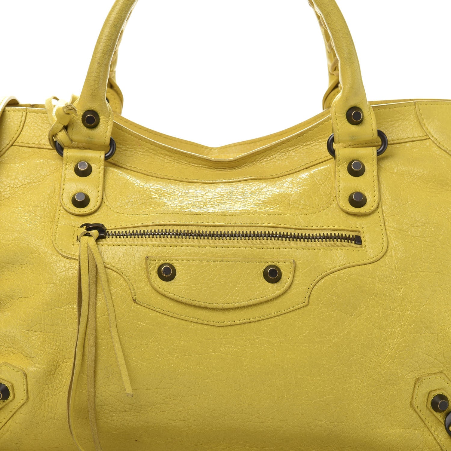 Balenciaga Agneau Classic Hardware City Curry 20 of 20