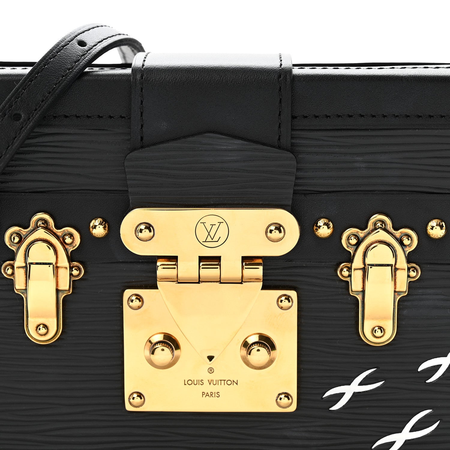 Louis Vuitton Epi Petite Malle Black 8 of 10