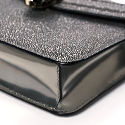 Bulgari Stingray Patent Serpenti Forever Crossbody Grey 6 of 15