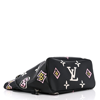 Louis Vuitton Monogram Giant Wild at Heart Neverfull MM Black 4 of 8