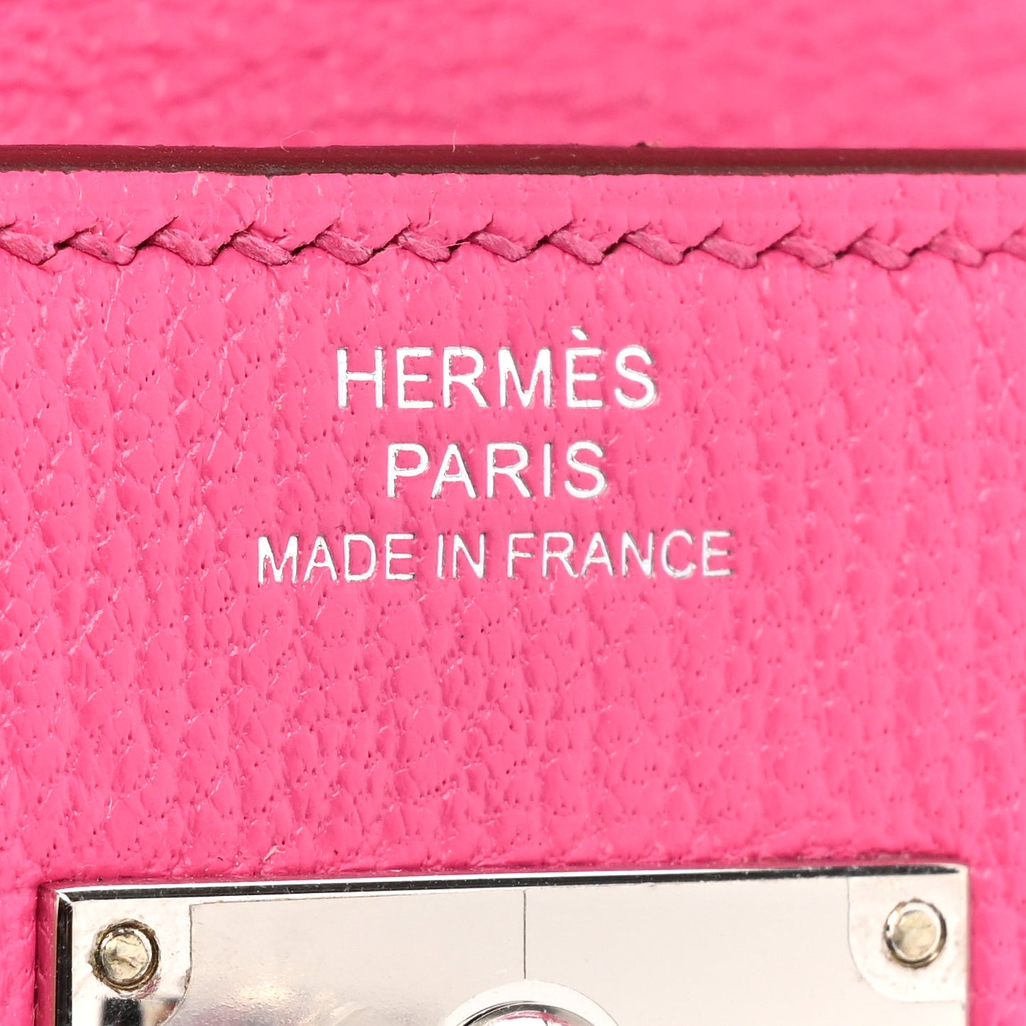 Chevre Mysore Medium Kelly Wallet Rose Shocking