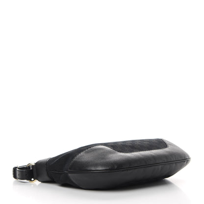 Gucci Monogram Medium Charlotte Hobo Black 4 of 10