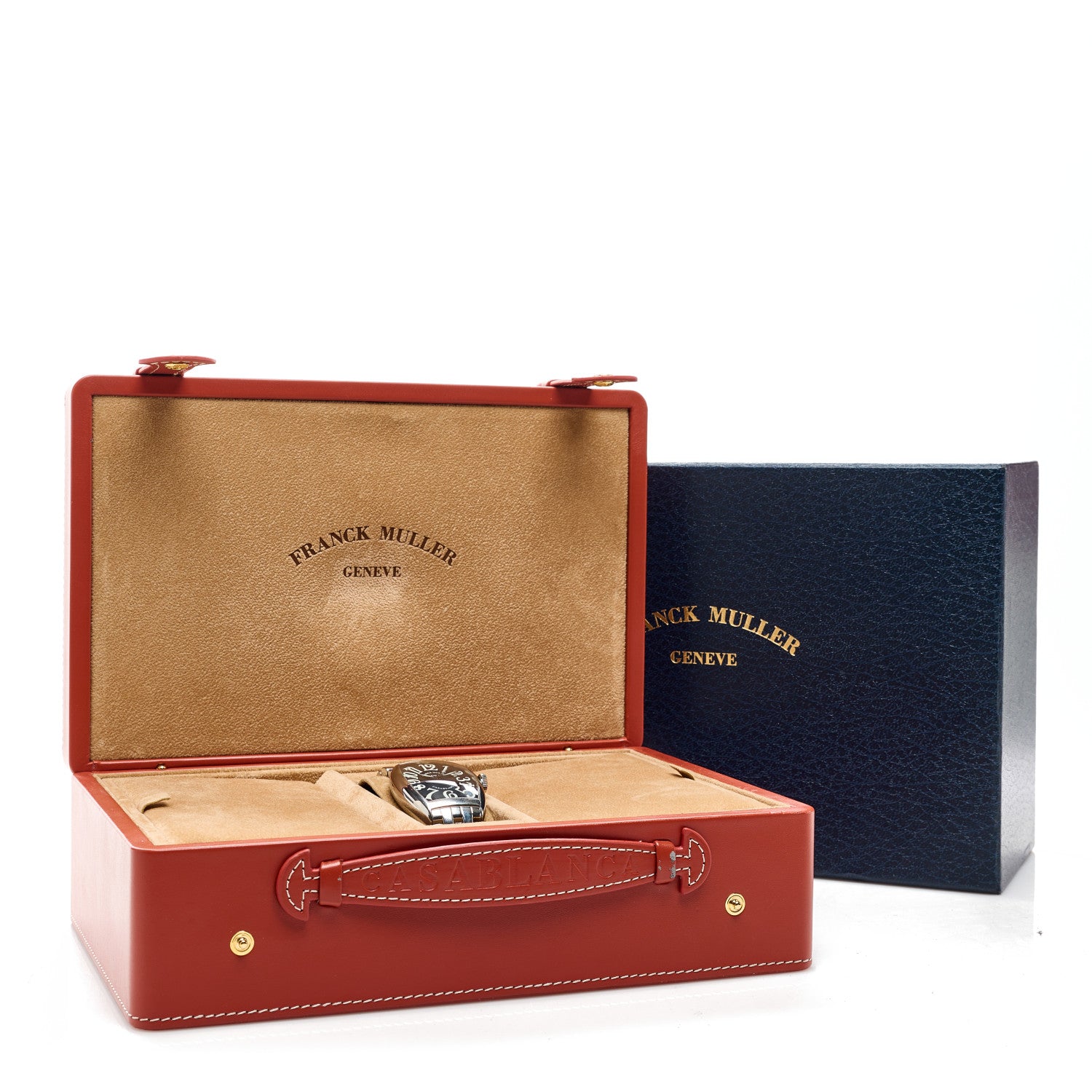 Franck Muller Stainless Steel 32mm Casablanca Automatic Watch Black 5850HC 5 of 5