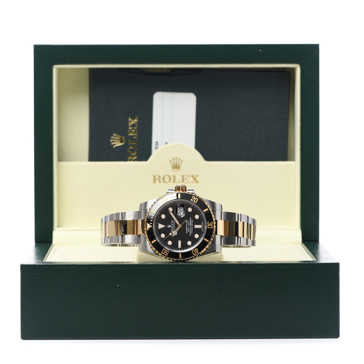 Rolex Stainless Steel 18K Yellow Gold 40mm Submariner Date Watch Black 116613LN 7 of 7