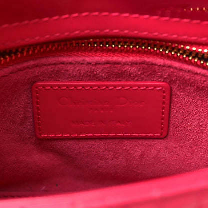 Christian Dior Patent Cannage Mini Lady Dior Pink 6 of 10