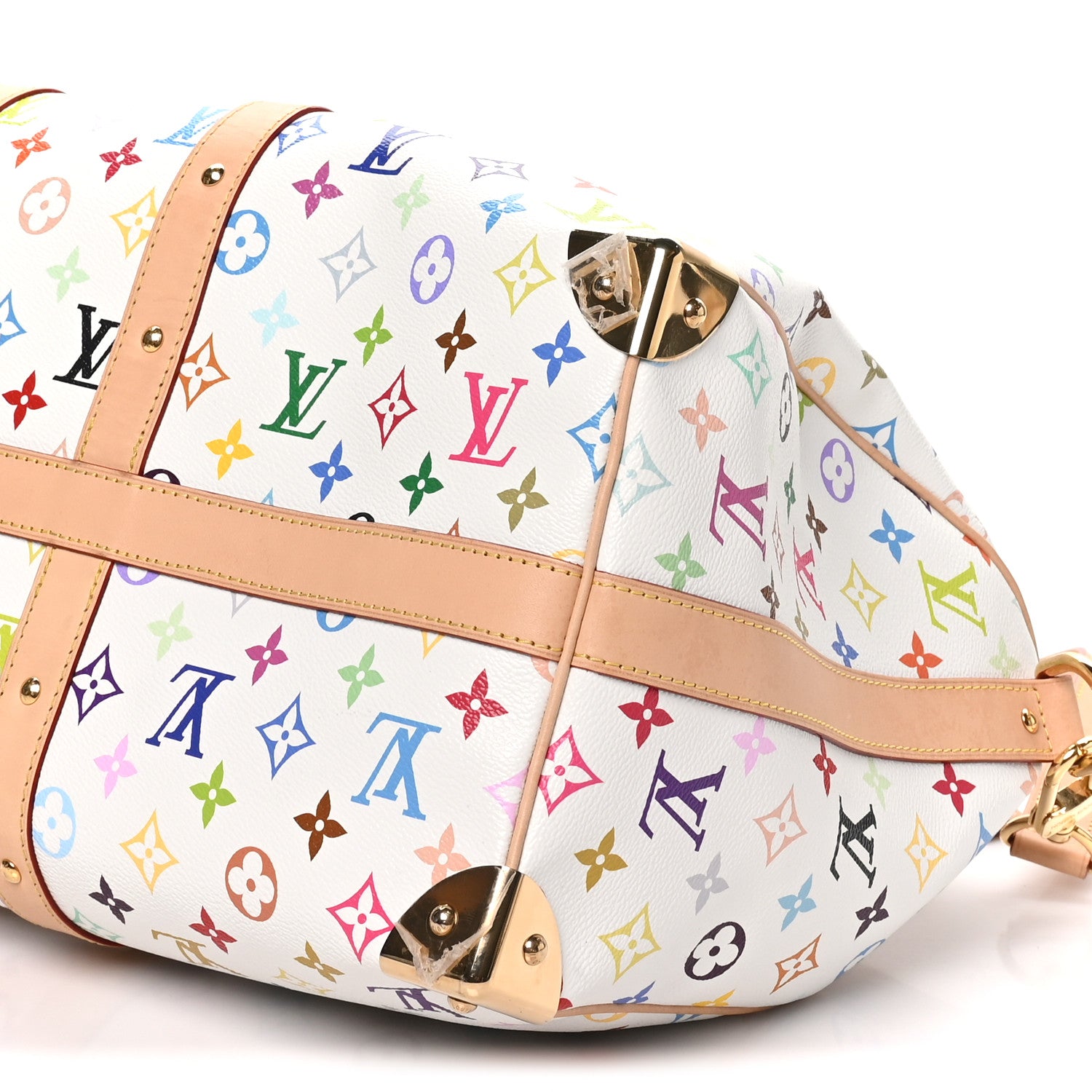 Louis Vuitton LV X TM Monogram Multicolor Keepall Bandouliere 45 White 8 of 8