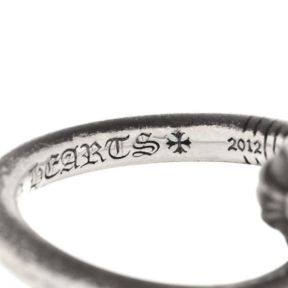 Chrome Hearts Sterling Silver Cross Ball Nail Ring 54 6.75 5 of 6