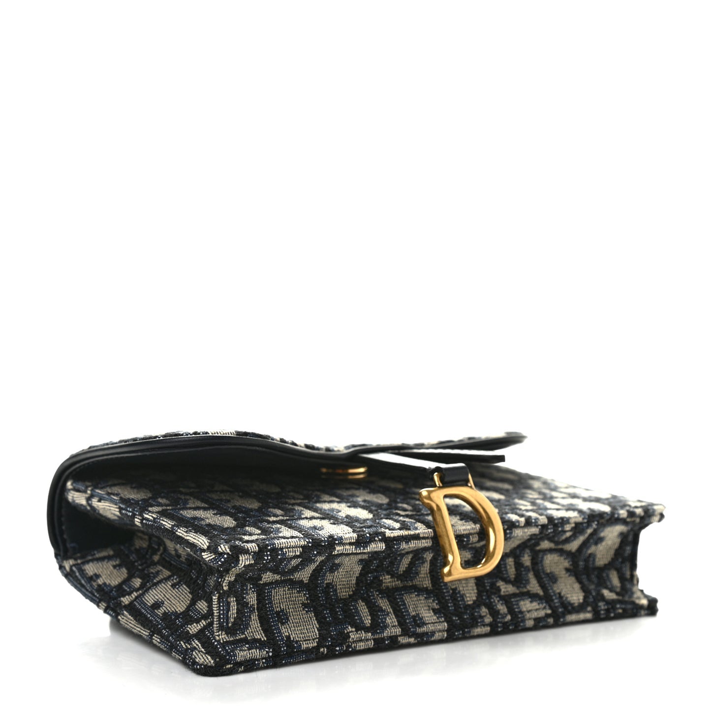 Oblique Saddle Belt Bag Blue