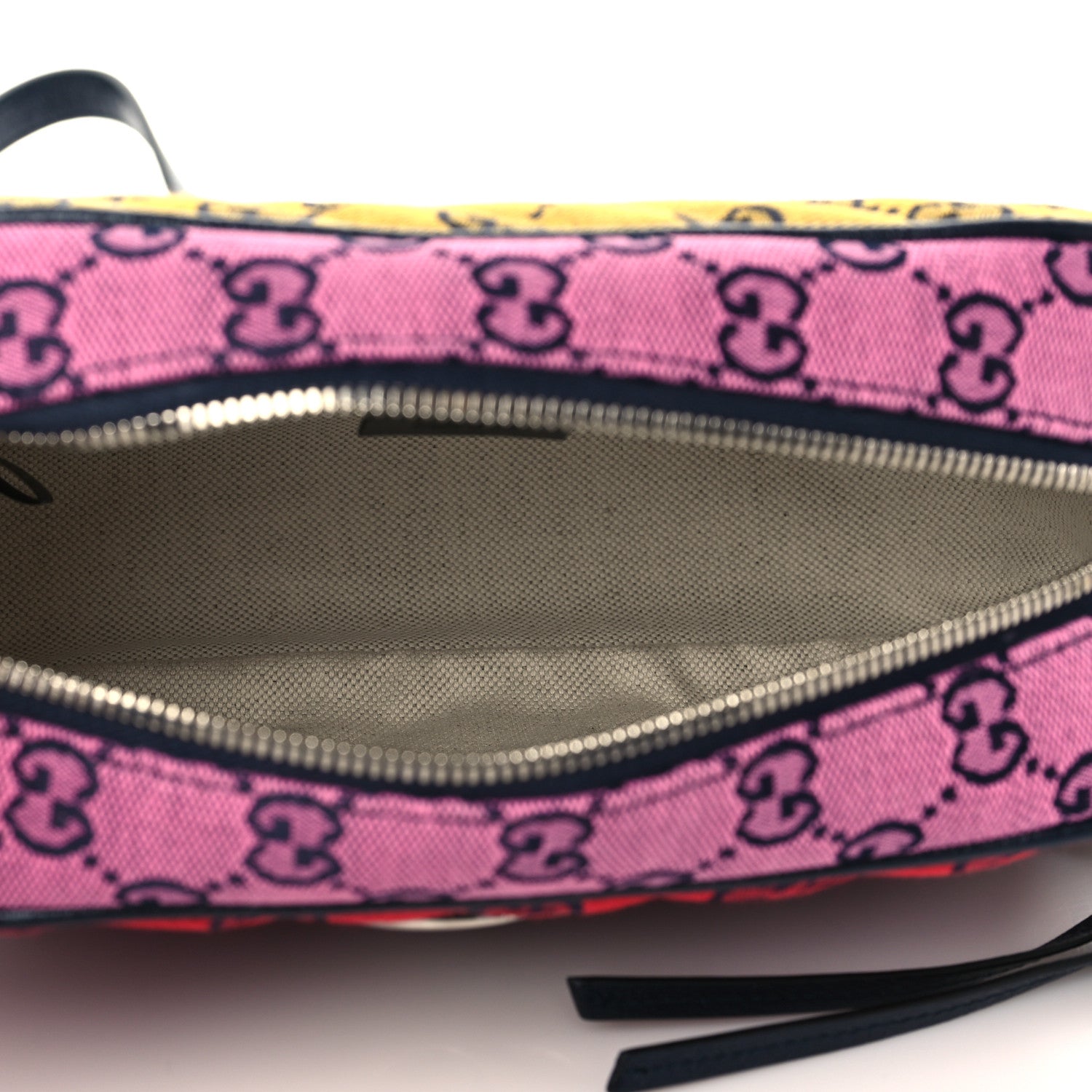 Gucci Monogram Multicolor Matelasse Diagonal Small GG Marmont Chain Shoulder Bag Red Blue Yellow Green Pink 7 of 12