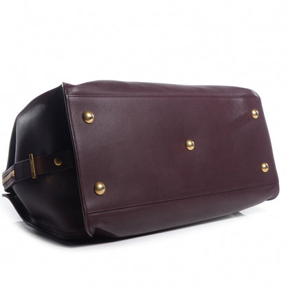 Saint Laurent Smooth Calfskin Medium Classic Y Cabas Bordeaux 4 of 10