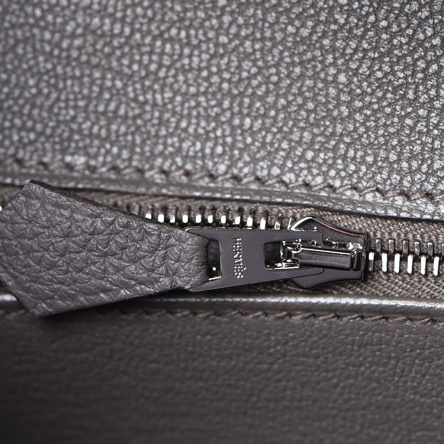 Hermes Togo Birkin 25 Etain 15 of 33