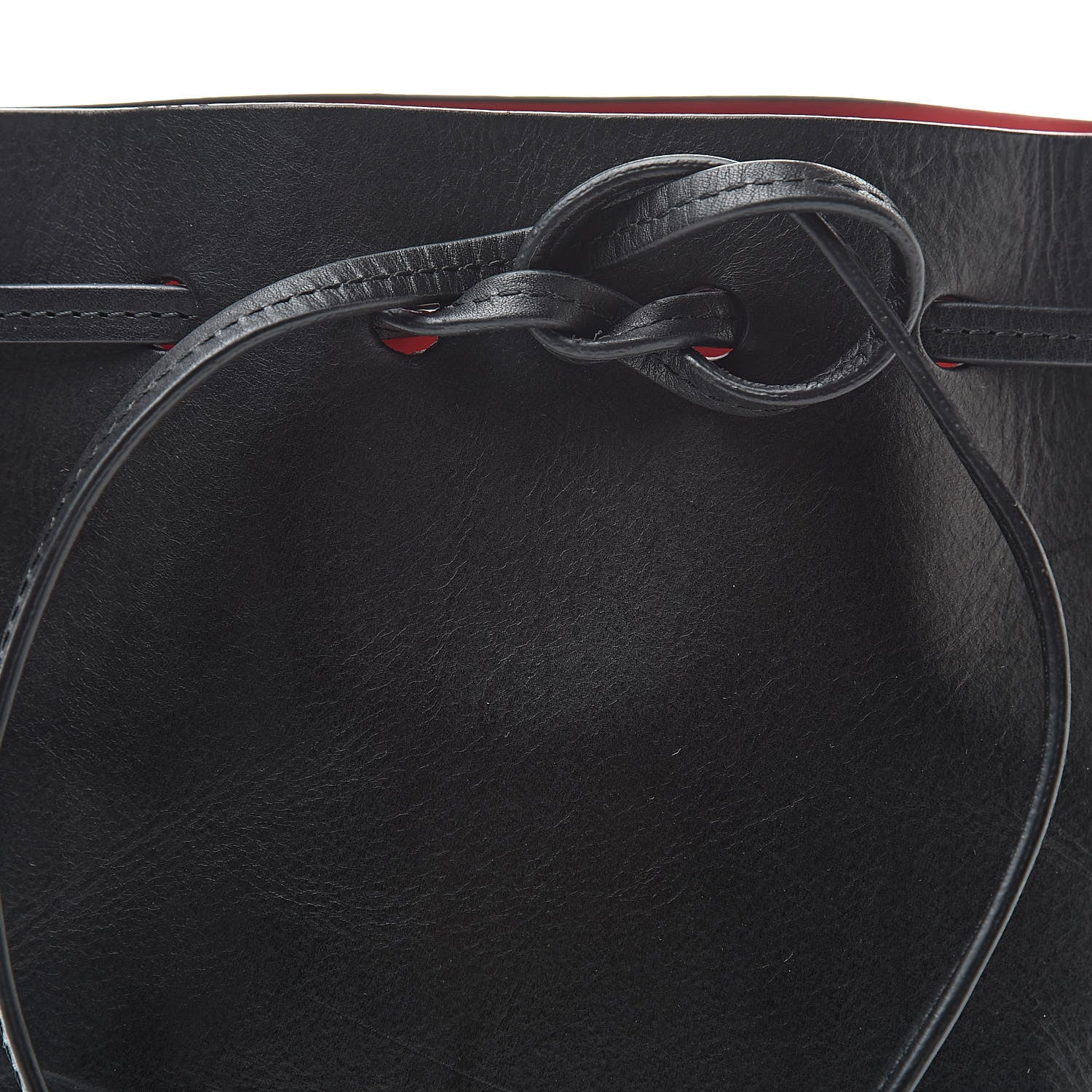 Mansur Gavriel Calfskin Mini Mini Bucket Bag Black Flamma 8 of 16
