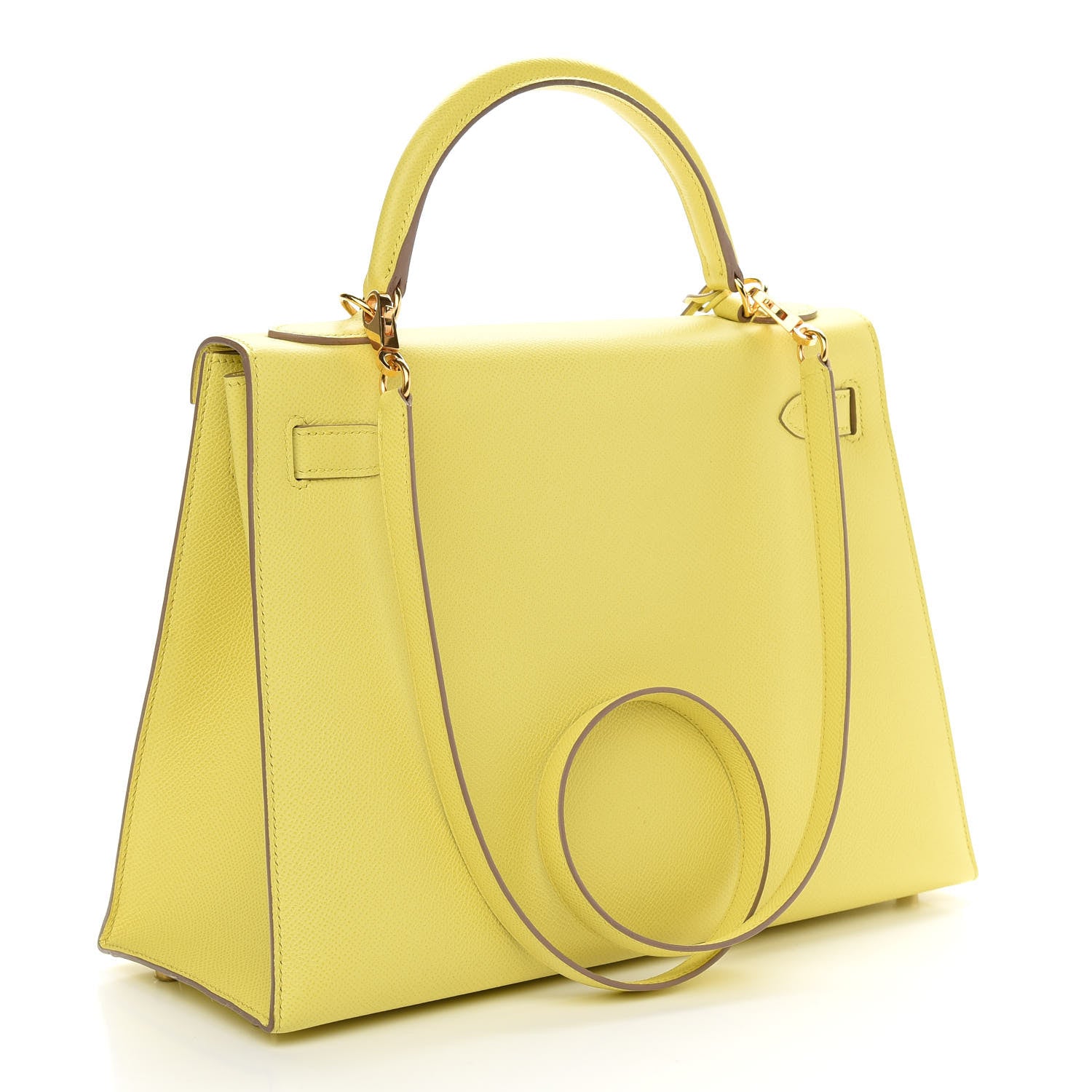 Hermes Epsom Kelly Sellier 32 Soufre 2 of 9