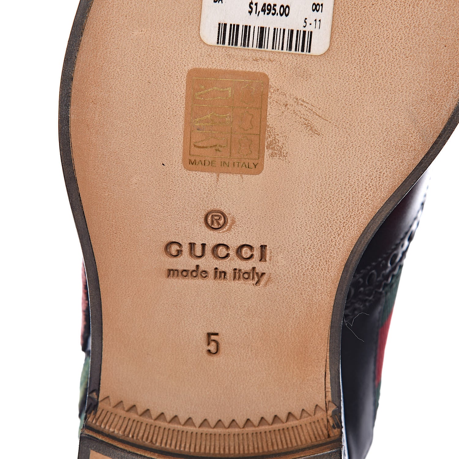 Gucci Calfskin Mens Ophelia Lace Up Oxfords 5 Black 10 of 11