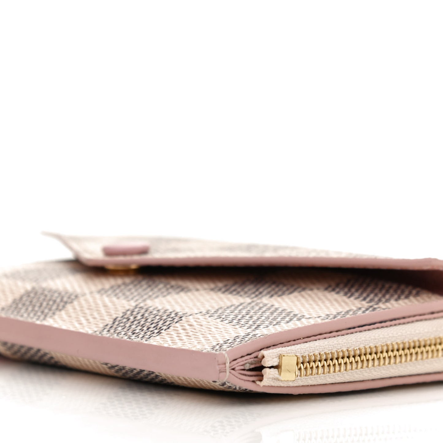 Damier Azur Recto Verso Card Holder Rose Ballerine